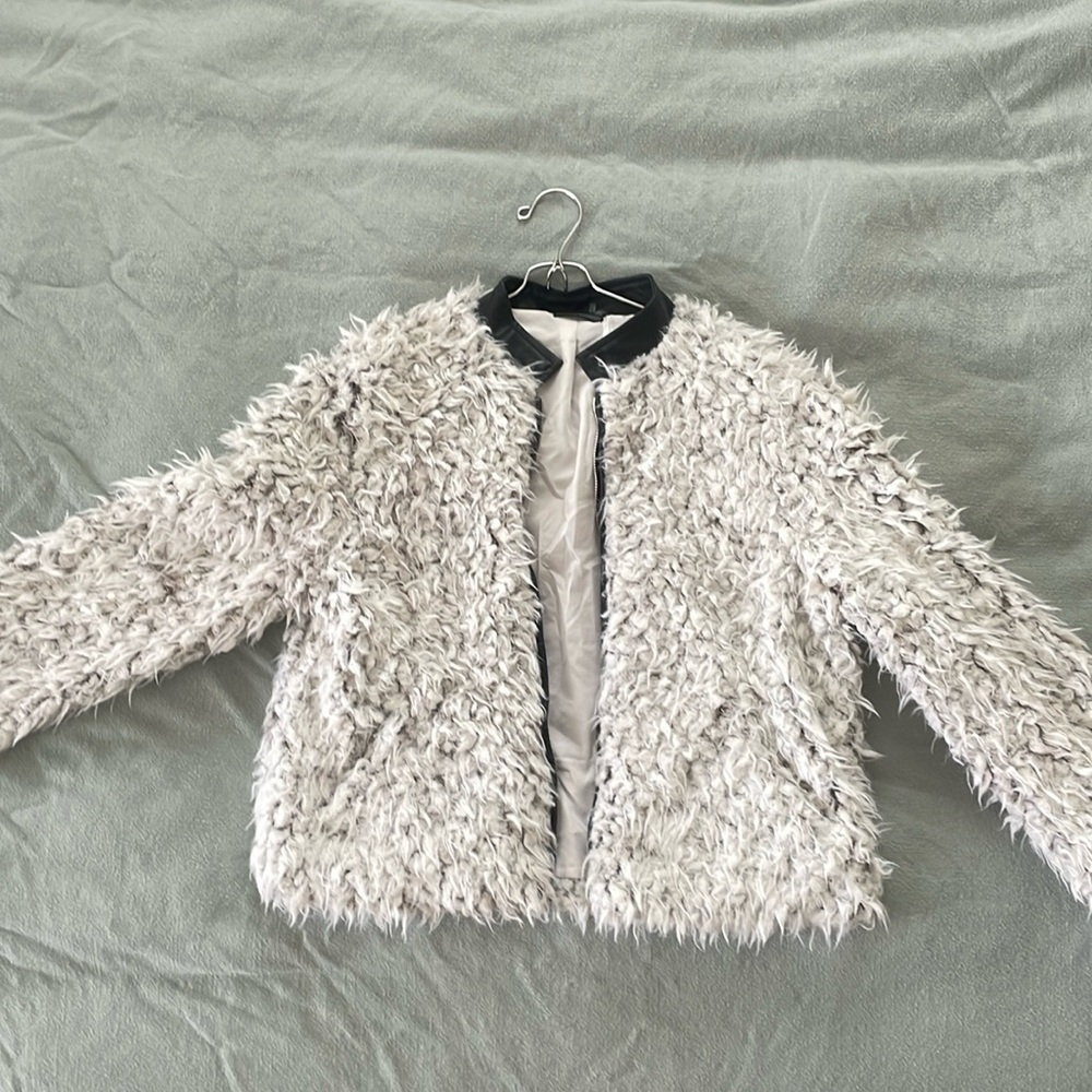 Stella + Lorenzo - faux fur jacket